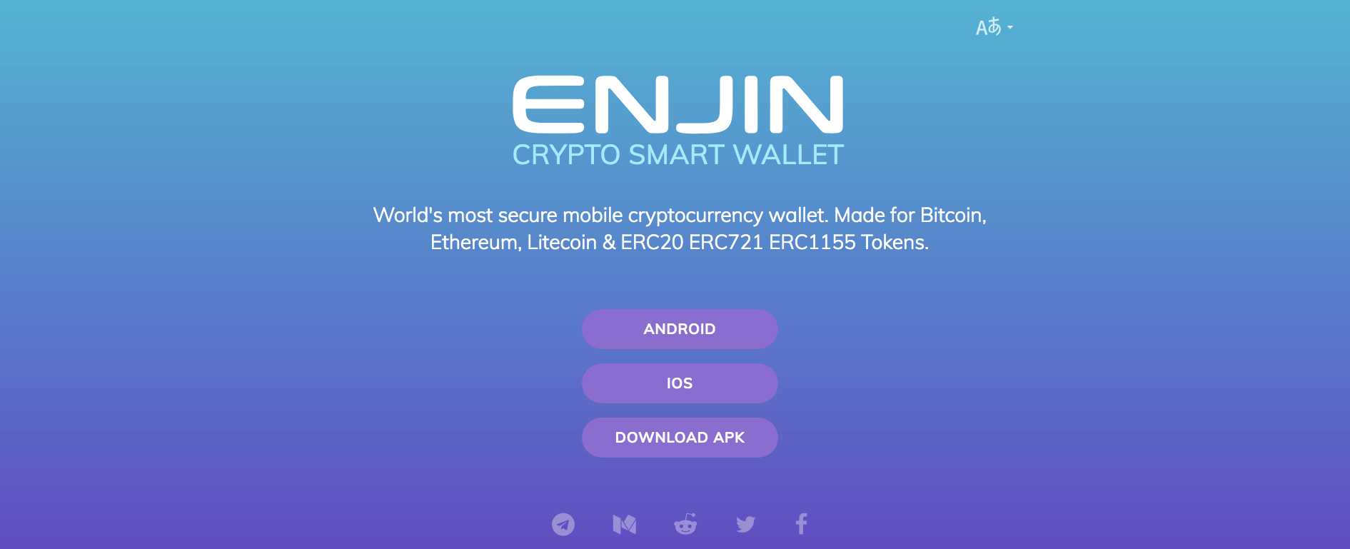 samsung crypto wallet enjin