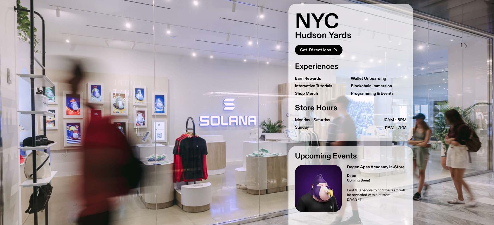 SOL: There Is Now a Solana Experience Store in New York City